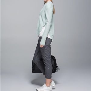 Lululemon Seva Sweater - Heathered Minty Grey Sz 8